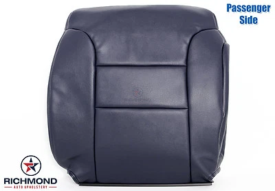1997 1998 GMC Sierra C/K C3500 K3500 PASSENGER Lean Back Leather Seat Cover Blue - Image 1 of 4