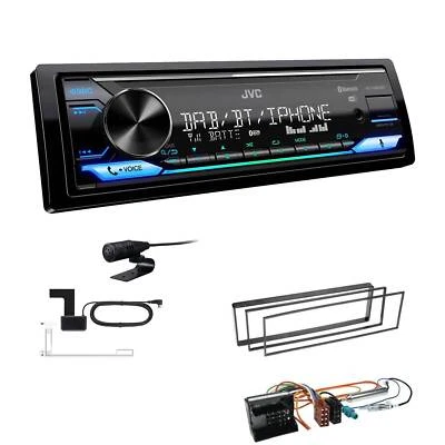 JVC Digital 1-DIN Autoradio DAB+ Bluetooth für Citroen C2 2003-2009 - Bild 1 von 4