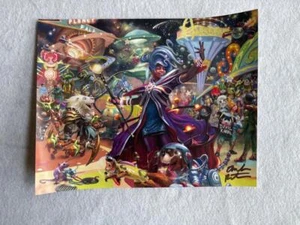MAGIC THE GATHERING - Póster Promocional Original SDCC 2022 Firmado por Mark Rosewater - Imagen 1 de 3