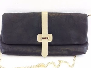 Bolso de mano Shiraleah Chicago negro de cuero vegano sobre NUEVO correa opcional - Imagen 1 de 7