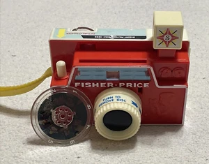 Macchina fotografica Fisher Price visualizzatore disco giocattolo con disco Goldilocks immagine modificabile - Foto 1 di 8