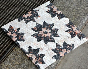 Very Pretty! Mosaic 12x12in Marble Wandmosaik Floor Natural Stone Tile WJ-11 - Picture 1 of 1