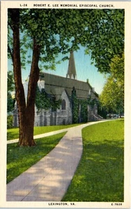 Robert E. Lee Memorial Episcopal Church Lexington, Virginia Postcard - Picture 1 of 2