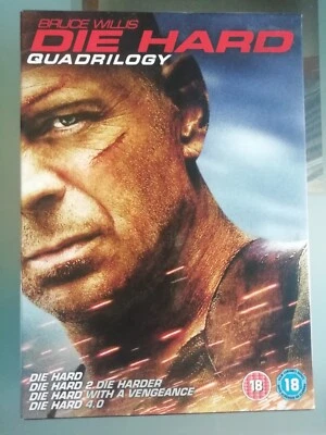 Die Hard Quadrilogy DVD Boxset - Die Hard 1,2,3 & 4 - Bruce Willis Action - Image 1 of 3