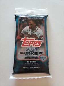 2024 TOPPS SERIES 1 BASEBALL GUARANTEED RELIC/PATCH/AUTO VALUE HOT PACK!