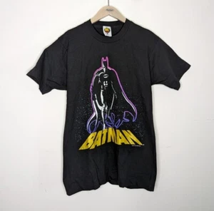 Vintage BATMAN T-shirt 1991 BE THERE Brand DC Comics Single Stitch L Large 90's - Picture 1 of 5