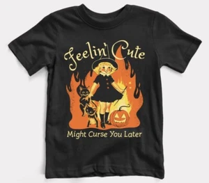 Feelin_ Cute Might Curse You Later Toddler Tee - Picture 1 of 1
