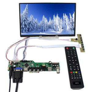 TV HD VGA AV USB AUDIO LCD Controller Board 10.1" B101XAN01 1366x768 IPS LCD - Picture 1 of 5