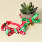  2pcs Pet Christmas Bowknot Bell Collar Lovely Necklace for Pet Dog Cats