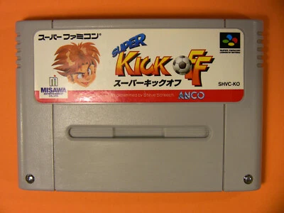 Super Kick Off (Nintendo Super Famicom SNES SFC, 1992) Japan Import - Image 1 of 4