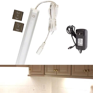 24" under cabinet LED light Kitchen closet counter touch dim day white 5000K - Picture 1 of 9