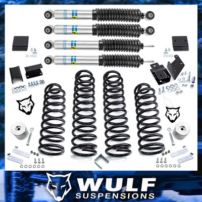 3"/2" Lift Kit For 2007-2018 Jeep Wrangler JK Wrangler w/ Bilstein Shocks Foto 1 de 4