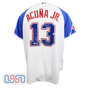 Ronald Acuna Jr. Signed "40/70 Club" Braves City Connect Nike Jersey BAS USA SM - Picture 1 of 6