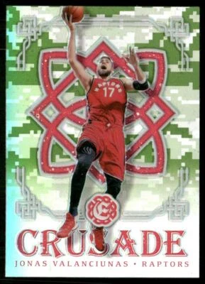 2016-17 Panini Excalibur Crusade Camo Jonas Valanciunas #77 *Scratches on Back* - Image 1 of 2