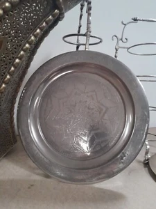Moroccan nickel plate 35cms dia - Picture 1 of 1
