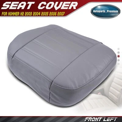 Cubierta de asiento delantero izquierdo del conductor para Hummer H2 2003 2004 2005 2006 2007 gris trigo Foto 1 de 4