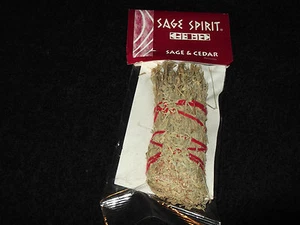Shamanic Sage & Cedar Spirit Sticks Bundle Cleansing & Healing Ceremonies - Picture 1 of 1