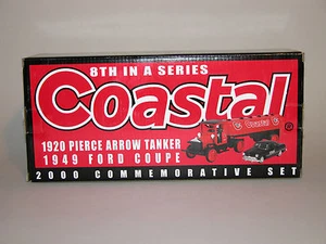 2000 COASTAL 1920 PIERCE ARROW TANKER & 1949 FORD COUPE DIECAST 8th IN A SERIES - Picture 1 of 6