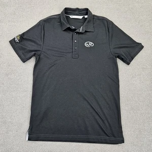 Travis Mathew Poloshirt Herren Medium Golfshirt schwarz Trilogy Golfplatz LOGO - Bild 1 von 9