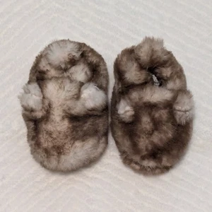 Brown Bunny Baby Slippers Size 3-6Months - Picture 1 of 5