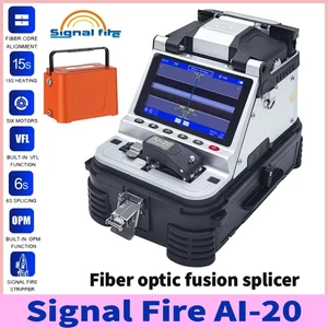 Signal Fire AI-20 Glasfaser Fusion Spleißer One-Step Fiber Cleaver + Toolbox KIT - Bild 1 von 24