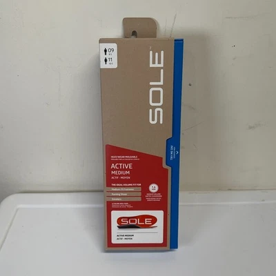 NUEVO Suela Activa Mediana ATV1-09 Plantillas de Zapatos Moldeables Insertos Hombres 9/Mujeres 11 Foto 1 de 4