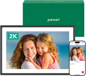 pexar by Lexar WiFi Digitaler Bilderrahmen 11′′ | Yahoo Tech 11 Zoll 2K Schwarz  - Bild 1 von 9