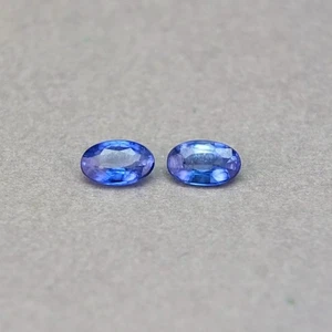 SHOLA Echt 0,60 Ct Natürlicher Saphir Top Farbe Nur Erhitzt Paar aus Sri Lanka - Picture 1 of 4