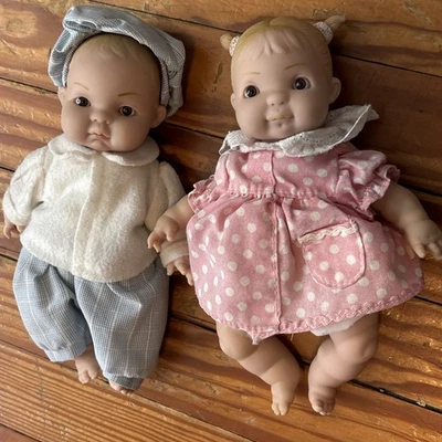 Vintage 1999 Uneeda Precious Expressions Boy And Girl Doll - Image 1 of 4