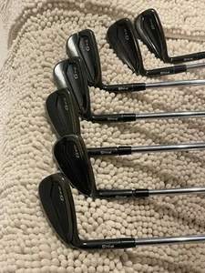PING G710 Lefty Iron Set 4-PW, Black Dot, Dynamic Gold s-400 - Picture 1 of 8