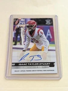 2022 Leaf Pro Set Draft Autographs Isaac Taylor-Stuart #PSA-ITS (AU, RC) Dallas - Picture 1 of 2