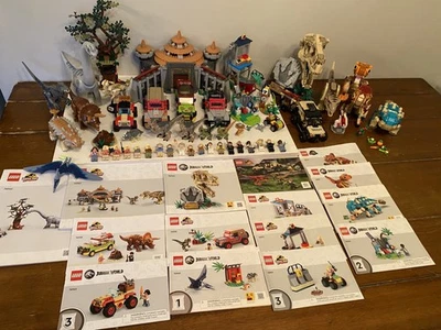 LEGO Parque Jurásico 30 Aniversario LOTE Juegos Completos! (MIRA) + extras  Foto 1 de 4