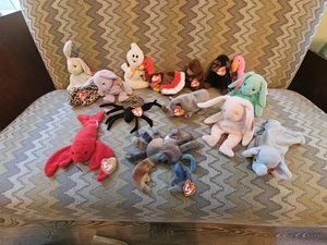 Beanie Babies lot of 15 VINTAGE With Tags  - Picture 1 of 6