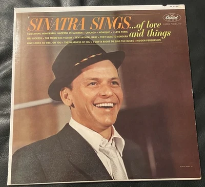 Frank Sinatra – Sinatra Sings Of Love And Things 1962 Capitol W-1729 LP - Image 1 of 4