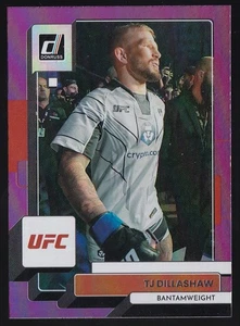 3859F 2023 Donruss UFC #11 TJ Dillashaw Purple Flood - Bild 1 von 2