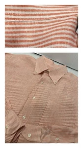 PETER MILLAR Button Down Hemd Herren XXL Leinen Baumwolle & Seide weiß - Bild 1 von 17