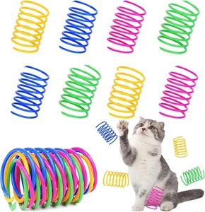 40 Pack Cat Spring Toy, Interactive Toy for Indoor Cats Multicolor - Picture 1 of 7