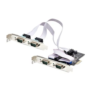 StarTech.com 4-Port Serial PCIe Card, Quad-Port PCI Express to RS232/RS422/RS485 - Photo 1/8