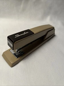 Grapadora Swingline Vintage - Metal 747 Bronceado Upjohn 94 - 02 Funciona - Imagen 1 de 10