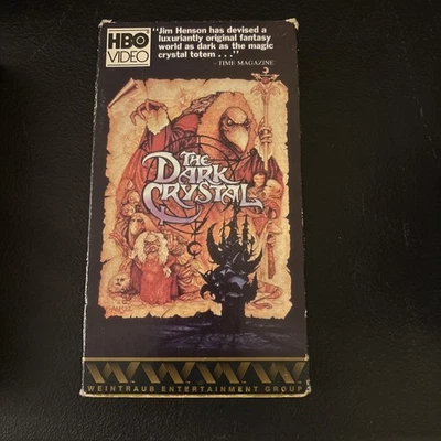 The Dark Crystal (VHS Tape) HBO Video - Jim Henson Vintage Movie Foto 1 de 4