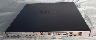 Cisco 2901 Router security ipbase extra EHWIC-1GE-SFP-CU HWIC-2FE 5 network port - Image 1 of 2