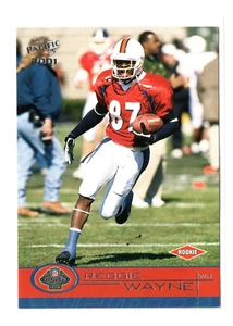 2001 Pacific Reggie Wayne #493 Rookie SN 1378/1750 Colts Miami Hurricanes RC -NM - Picture 1 of 2