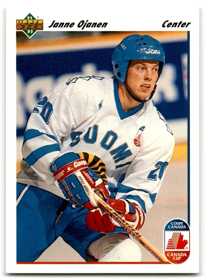 1991-92 Upper Deck Janne Ojanen Finland #25 - Image 1 of 2