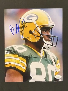 Derrick Mayes Green Bay Packers Packers SB XXXI signiertes Auto 8x10 Foto JSA - Bild 1 von 5