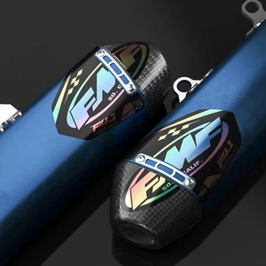 FMF Exhaust Factory 4.1 Decals (Holographic/Black) 2 PACK - Picture 1 of 2