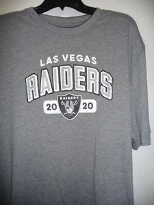 NWT NFL LAS VEGAS RAIDERS 2020 DISTRESSED LOOK TEE SHIRT SIZE XL - Picture 1 of 3
