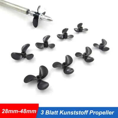 3 Blatt Kunststoff Propeller Schiffsschraube 28mm-48mm Für RC Boot Modell - Bild 1 von 4