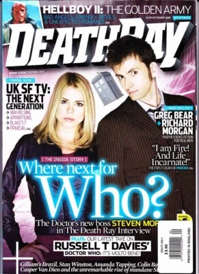 DEATHRAY #15 - 2008 UK magazine - Greg Bear interview, Doctor Who - Image 1 of 4