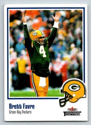 2002 Fleer Throwbacks #91 Brett Favre (ref 220539) - Image 1 of 2