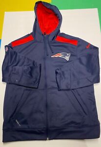 New England Patriots NFL Nike Therma Fit Full Zip - On Field Apparel - Size XL